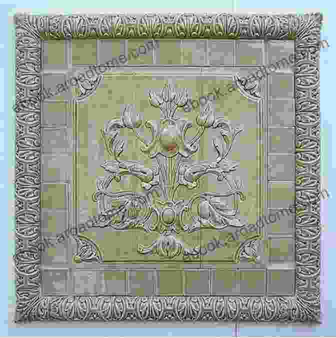 A Beautiful Raised Relief Tile With A Floral Design The Art Of Tilemaking (How To Make Raised Relief Handmade Tiles 1)