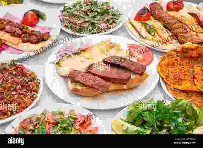 A Colorful Collage Of Turkish Cuisine, Including Kebabs, Salads, And Desserts Quick And Healthy Turkish Dishes To Cook: Easy Cooking Traditional Food And Eat Like A Turkish: Guide To Turkish Cooking