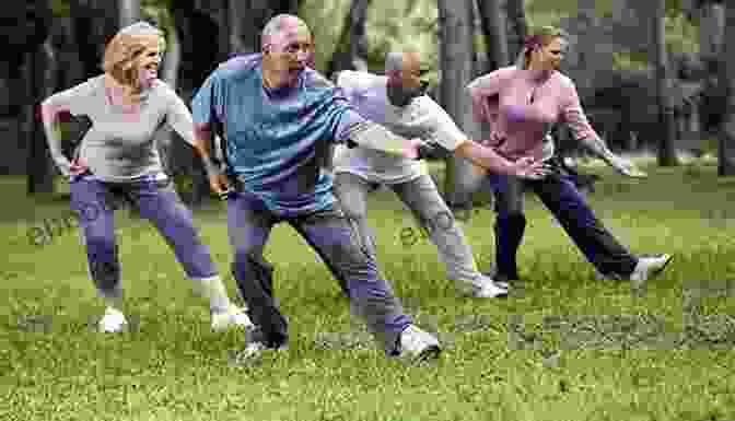 A Man And Woman Practicing Tai Chi Outdoors In A Park Dao In: Kidneys Form (Tai Chi And Chi Gun 4)