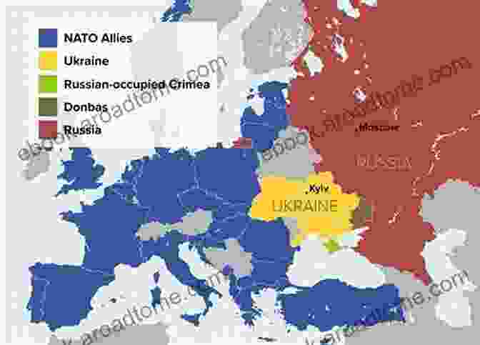 A Map Of Russia, Ukraine, And NATO Countries Involved In The War Russia Ukraine War Explained : Genesis Of The War Russia Nuclear Threat NATO And The Finale Outcome Of The War