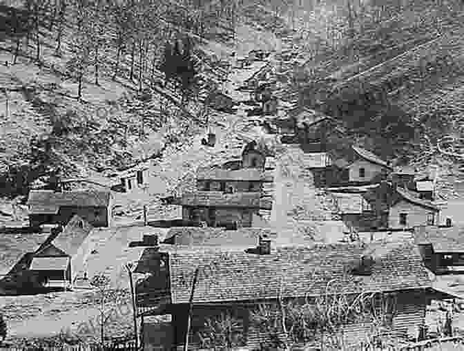 A Panoramic View Of A Coal Camp In The Appalachian Mountains, With Rows Of Wooden Houses, A Company Store, And A Bustling Street COAL CAMP: An American Places Novel