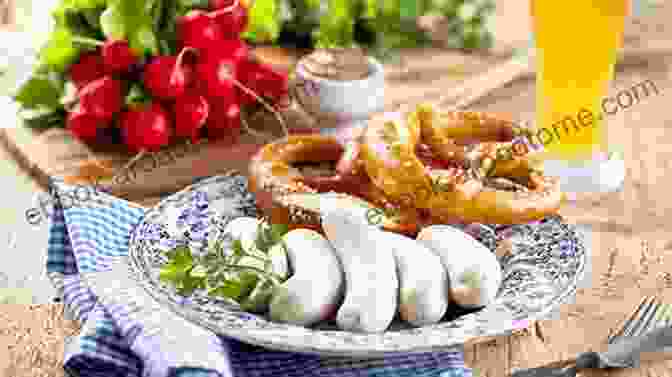 A Sumptuous Spread Of German Breakfast Delights, Featuring Brezeln, Pfannkuchen, And A Variety Of Meats And Cheeses. Tasty Traditional German Cuisine: German Food Recipes You Can Cook At Home: German Cuisine Cookbook