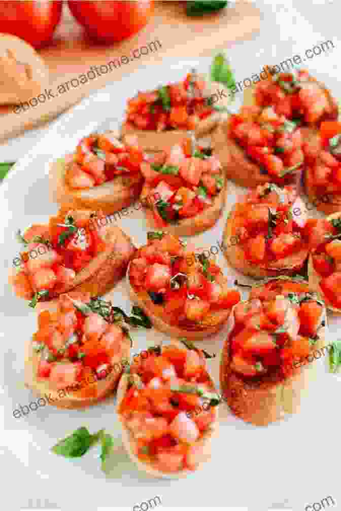 Bruschetta With Tomatoes And Basil Air Fryer Recipes For Everyone: Cooking With Your Iconites Oven: Air Fryer Recipes Vegetarian