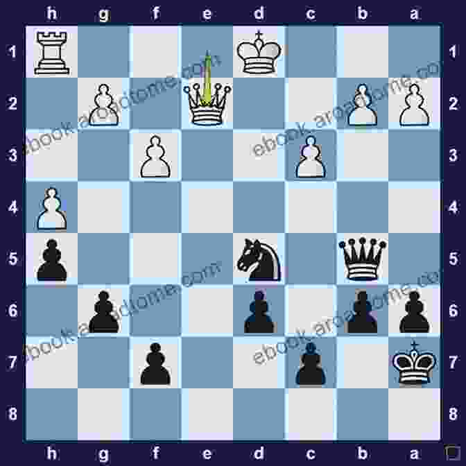 Chess Master Solving A Difficult Puzzle Mate In Two Moves 1: Chess Problems (Chess Tactic 5)