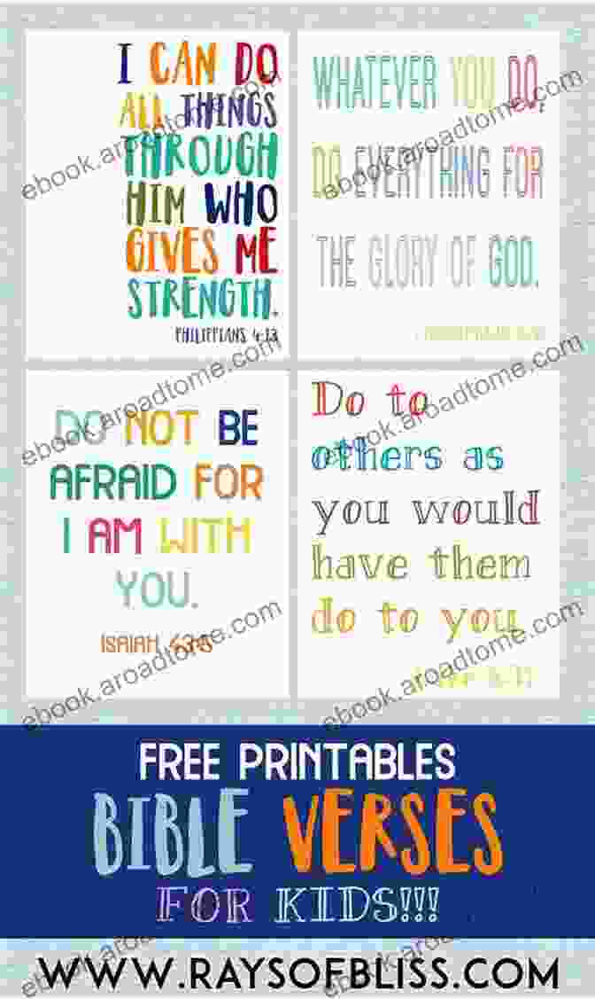 Elementary School Children Learning Bible Verses Bible Verses For Kids