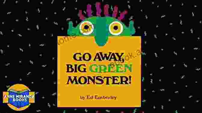 Go Away Big Orange Monster Book Cover Featuring A Little Girl Standing Up To A Big Orange Monster Go Away Big Orange Monster