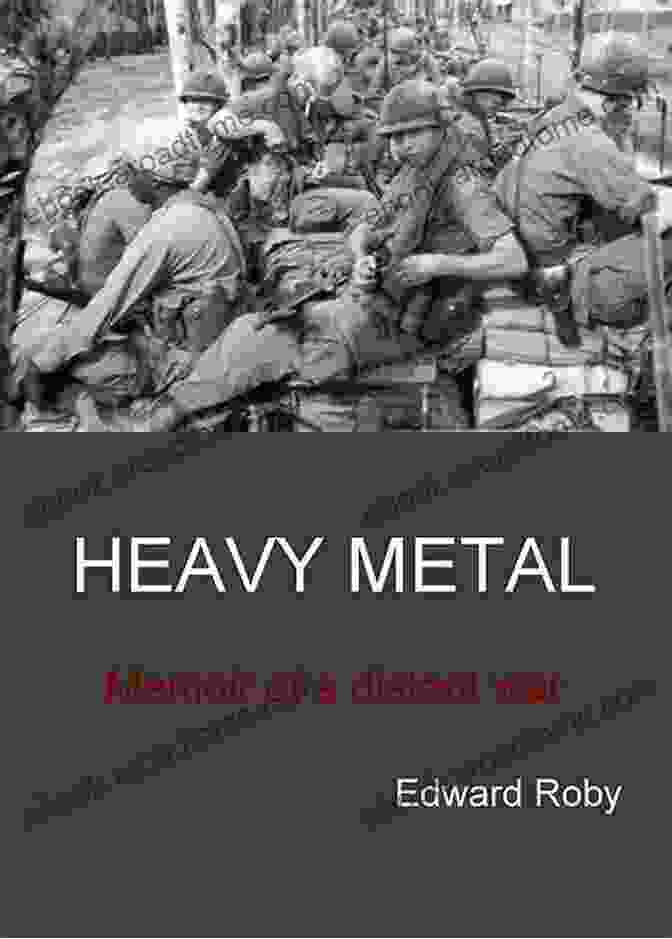 Heavy Metal Memoir Of Distant War Book Cover Featuring A Soldier With A Guitar Amidst War Torn Landscape Heavy Metal: Memoir Of A Distant War