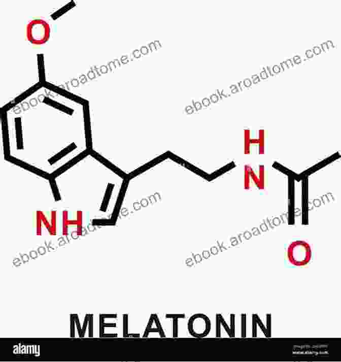 Image Of A Molecular Structure Of Melatonin Brain Training: Melatonin Imagination Neurons And Psychology