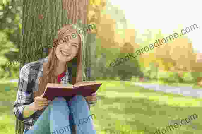 Image Of A Person Reading A Book, Smiling And Looking Focused The Little Of Smart