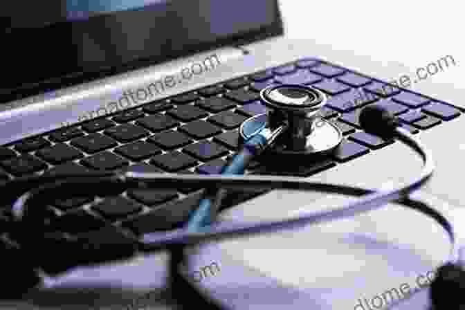 Image Of A Person Using A Laptop And Stethoscope, Representing Technology And Innovation In Practice A Handbook For Student Nurses Third Edition 2024 22: Introducing Key Issues Relevant For Practice