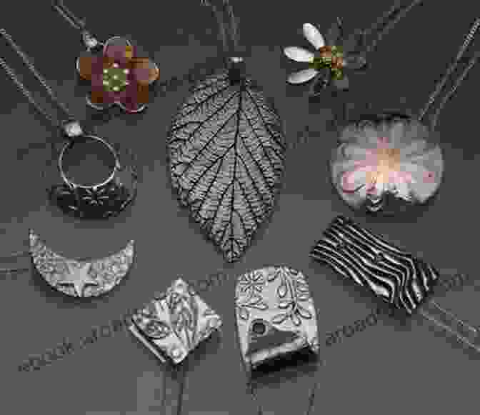 Image Of Inspiring Metal Clay Jewelry Designs, Including Earrings, Necklaces, And Pendants Sculptural Metal Clay Jewelry: Techniques And Explorations