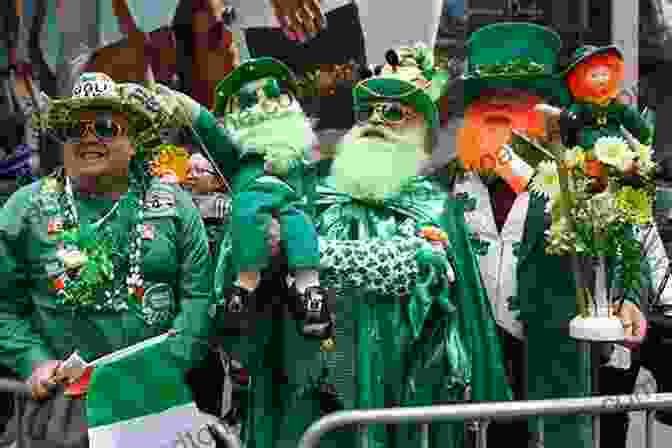 Photograph Of A Lively St. Patrick's Day Parade With Marchers In Green Costumes And Floats; Astonishing St Patrick S Day Trivia: Did You Know These Fun Facts