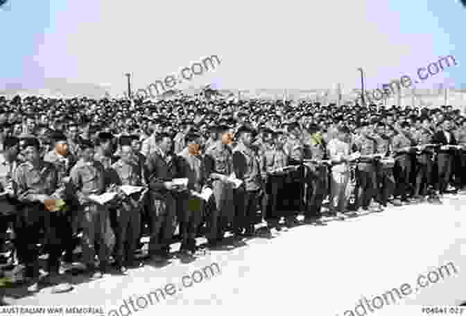 POWs Engaging In A Secret Church Service Under The Care Of The Japanese War Office: (Illustrated)