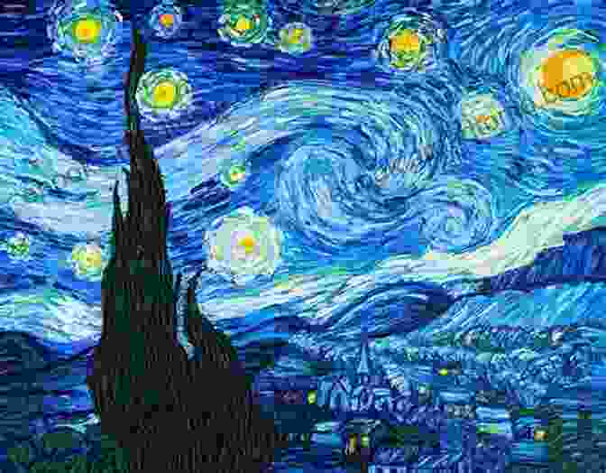 Re Creation Of Vincent Van Gogh's Starry Night In A Vibrant, Expressionistic Style Off The Walls: Inspired Re Creations Of Iconic Artworks