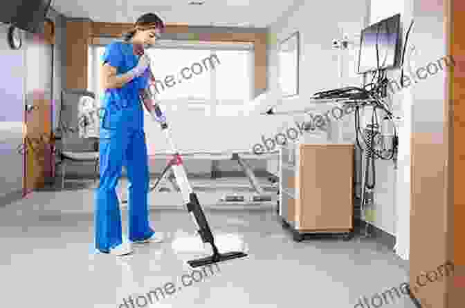 Woman Cleaning And Disinfecting Surfaces To Prevent MRSA Infection MRSA Infection In Home Care