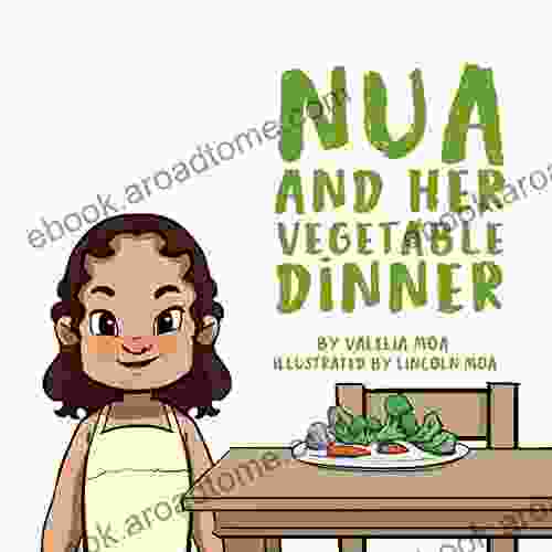 Nua and her vegetable dinner