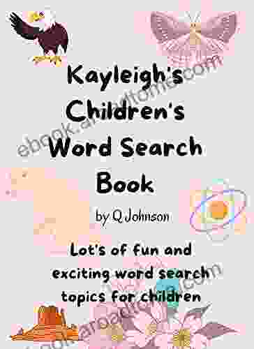 Kayleigh S Children S Word Search Booklet