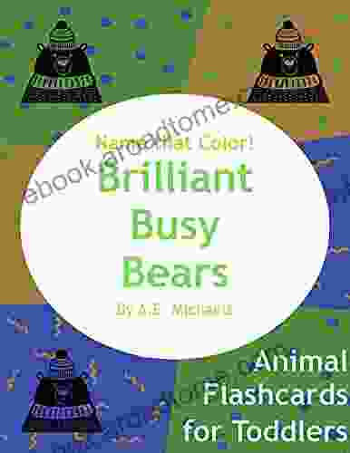 Brilliant Busy Bears: Name That Color (Animal Flashcards For Toddlers)